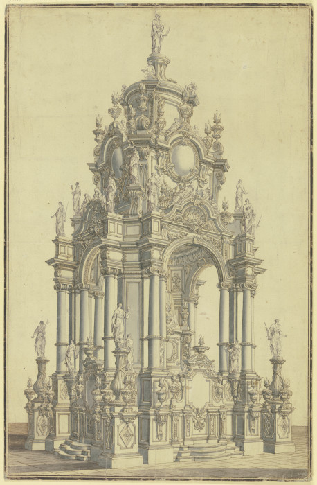 Design for an altar from Alessandro Bibiena