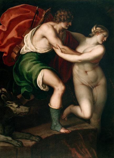 A. Varotari / Orpheus and Eurydice from Alessandro Varotari