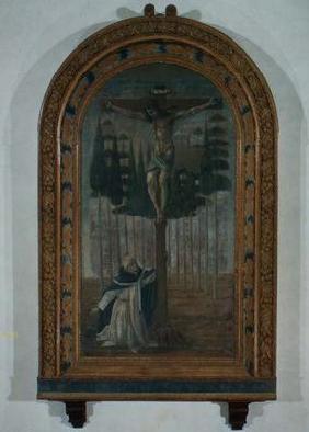 St. Antoninus at the foot of the Crucifixion