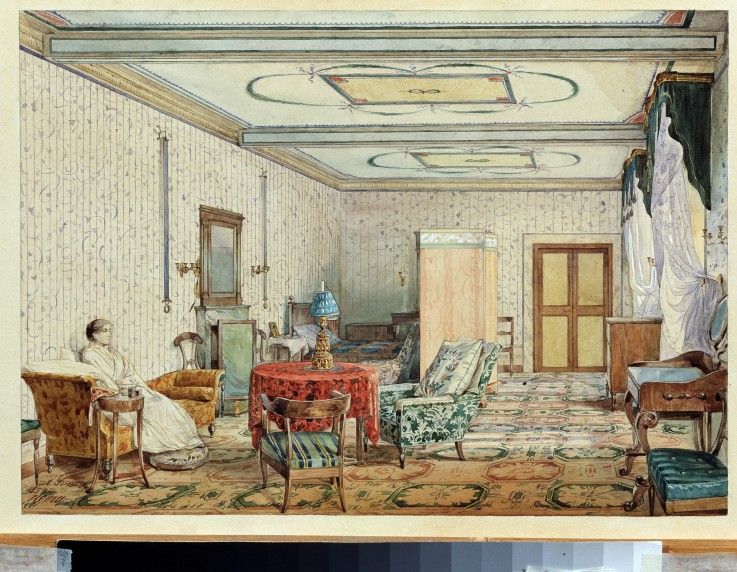 Interior from Alexander Andrejewitsch Iwanow