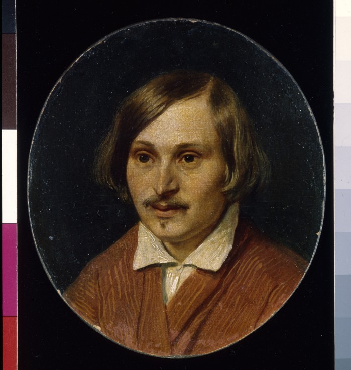 Portrait of the author Nikolai Gogol (1809-1852) from Alexander Andrejewitsch Iwanow