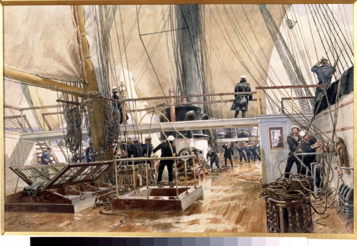 The frigate Svetlana from Alexander Karlovich Beggrow