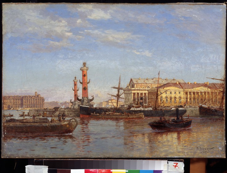 View of St. Petersburg from the Neva from Alexander Karlovich Beggrow