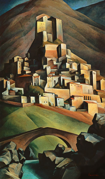 View of Subiaco. from Alexander Kanoldt