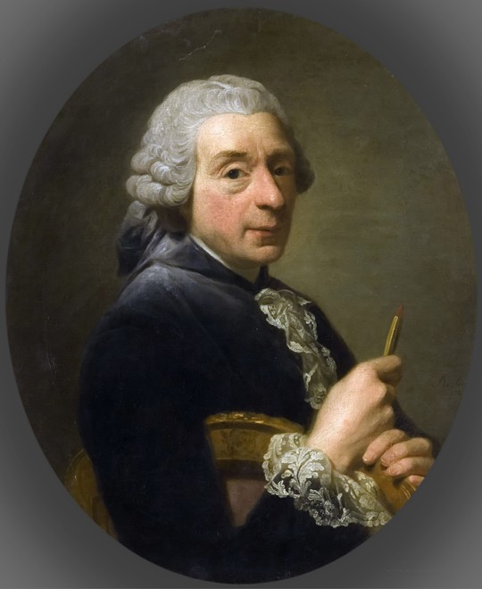Portrait of François Boucher (1703-1770) from Alexander Roslin