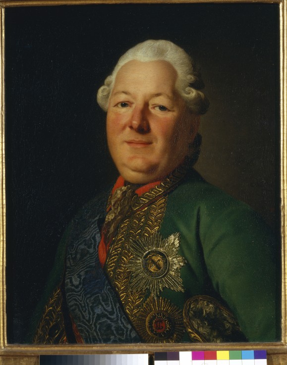 Portrait of Prince Vasily Dolgorukov-Krymsky (1722-1782) from Alexander Roslin