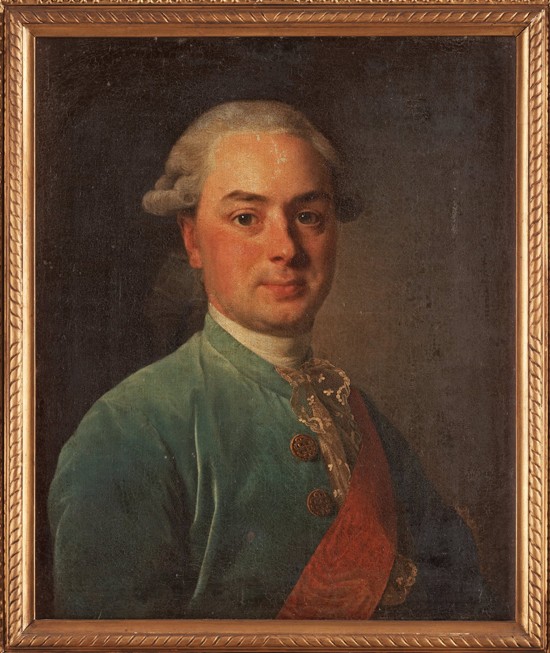 Portrait of the Count Ivan Ivanovich Shuvalov (1727-1797) from Alexander Roslin