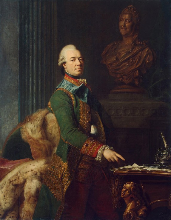 Portrait of Count Zakhar Chernyshov from Alexander Roslin