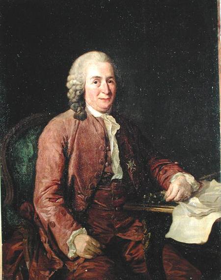 Portrait of Carl von Linnaeus (1707-78) from Alexander Roslin