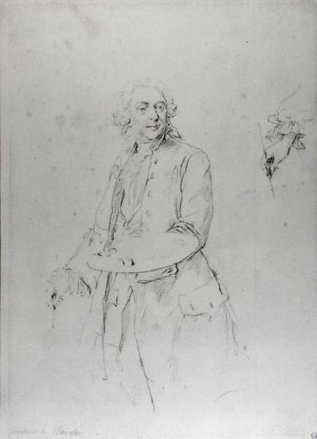 Portrait of Francois Boucher (1703-70) from Alexander Roslin