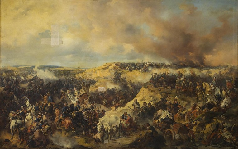 The Battle of Kunersdorf on August 12, 1759 from Alexander von Kotzebue