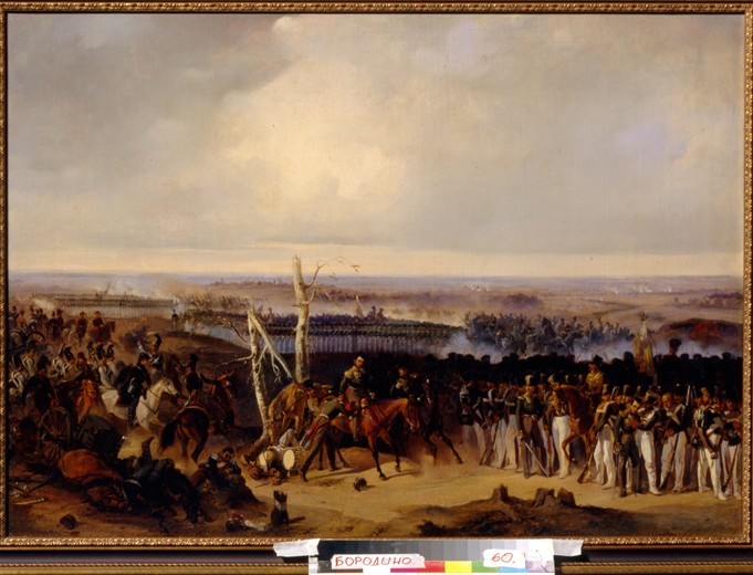 The Izmailovsky Regiment on the Battle of Borodino 1812 from Alexander von Kotzebue