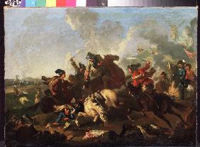 Scene from the battle of Poltava
