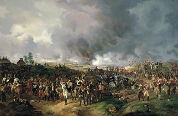 The Battle of the Nations of Leipzig from Alexander Ivanovich Sauerweid