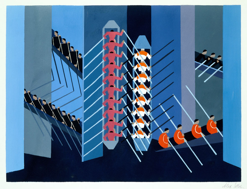 Experimental Set Design, illustration from Maquettes de Theatre by Alexandra Exter, published 1920s from Alexandra Exter
