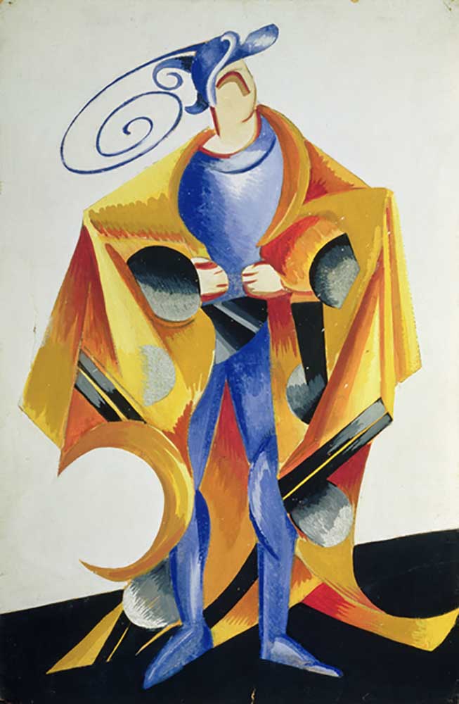 Costume design for Romeo and Juliet, 1921 from Alexandra Exter