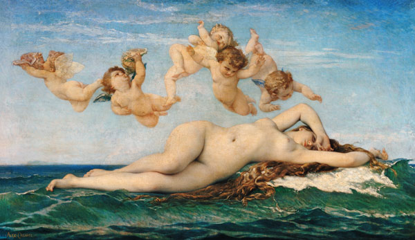 The birth of Venus. from Alexandre Cabanel