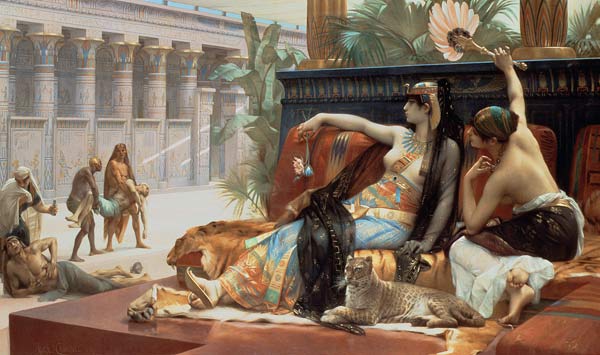 Cleopatra w.Poison a.Slaves , Cabanel from Alexandre Cabanel