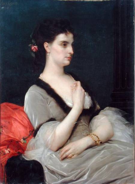 Portrait of Countess E.A. Vorontova-Dashkova from Alexandre Cabanel