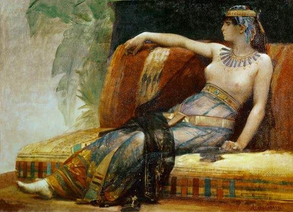 Cleopatra (69-30 BC), preparatory study for 'Cleopatra Testing Poisons on the Condemned Prisoners' from Alexandre Cabanel