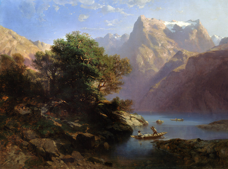 Mountain Lake from Alexandre Calame