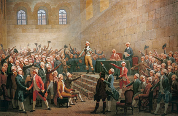 Assembly of the Three Orders of the Dauphin, received at Vizille Castle by Claude Perier (1742-1801) from Alexandre Debelle