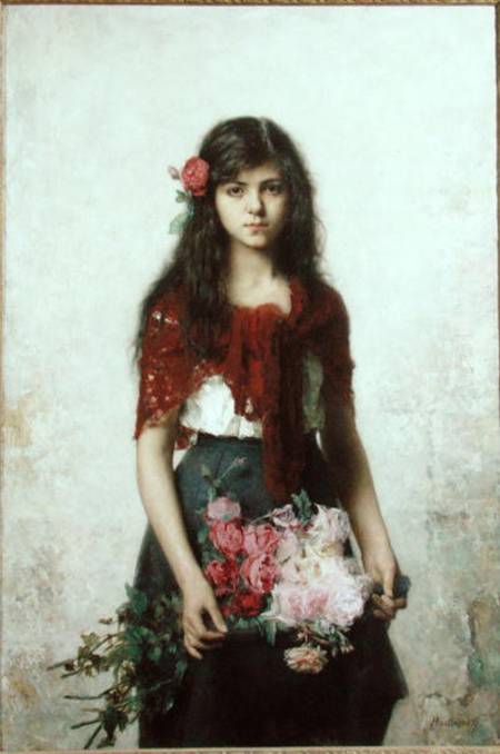 The Flower Seller from Alexei Alexevich Harlamoff