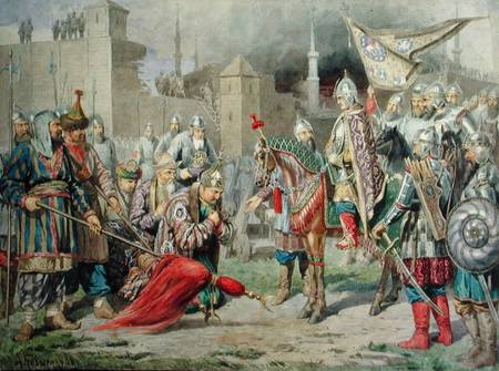 Tsar Ivan IV Vasilyevich the Terrible (1530-84) conquering Kazan from Alexej Danilovich Kivschenko