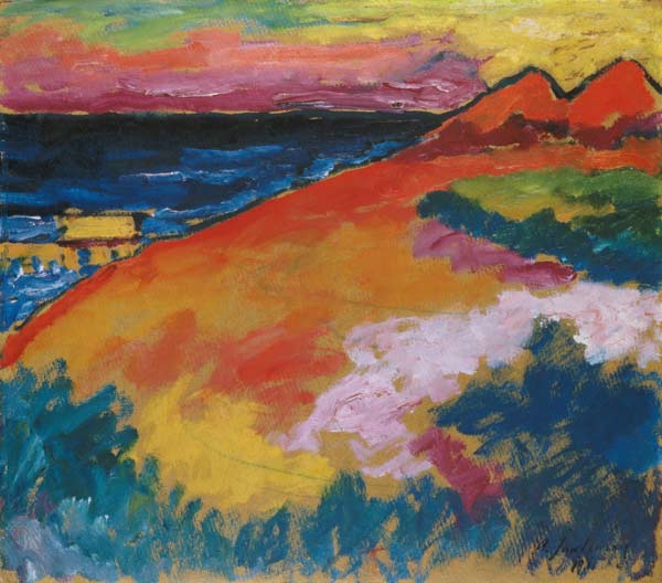 At the Baltic Sea from Alexej von Jawlensky