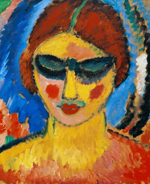 Girl with dejected eyes from Alexej von Jawlensky