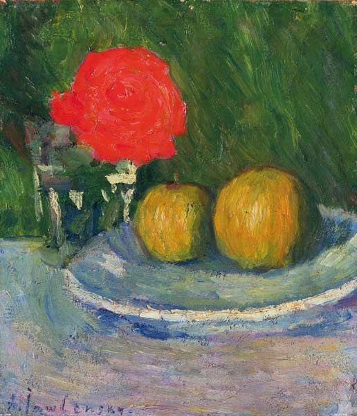 Apples and a Rose from Alexej von Jawlensky