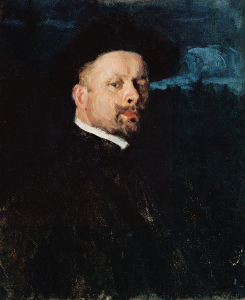 Self-portrait - Alexej von Jawlensky as art print or hand painted oil.