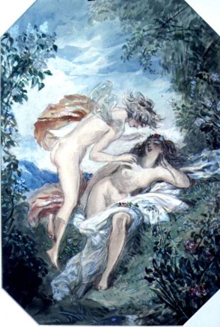 Flora and Zephyr from Alfred-Edward Chalon