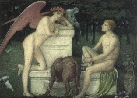 Eros and Ganymede from Alfred Sacheverell Coke
