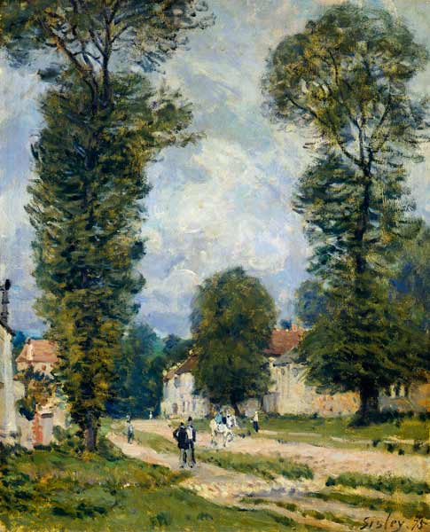 Way to Versailles, Louveciennes from Alfred Sisley