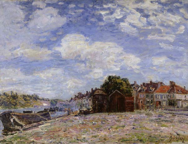 The Loing at Saint-Mammès from Alfred Sisley