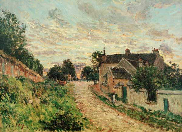 A.Sisley, Un chemin à Louvecienne from Alfred Sisley