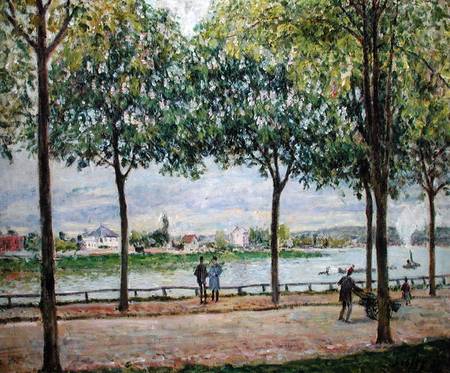 The Avenue of Chestnut Trees, St. Cloud from Alfred Sisley