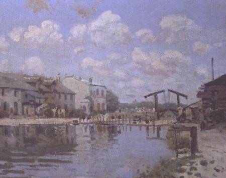 The Canal Saint-Martin, Paris from Alfred Sisley