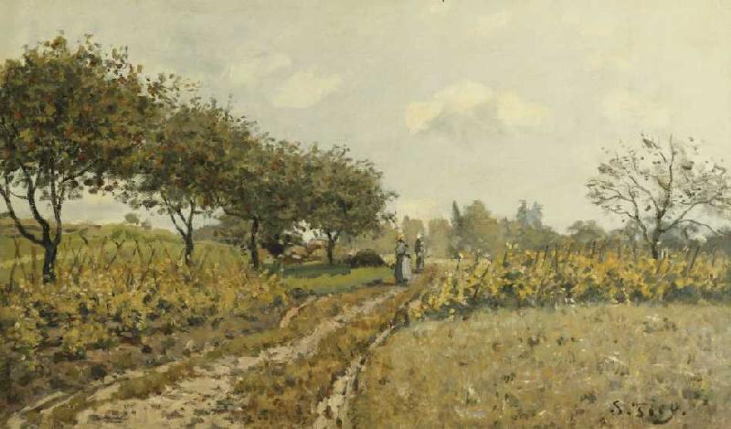 Feldweg auf dem Land (Le Chemin dans la Campagne) from Alfred Sisley