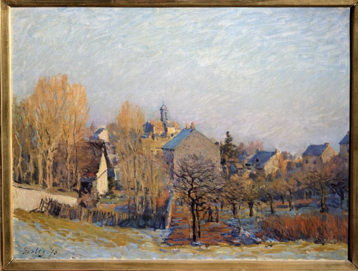 Frost in Louveciennes from Alfred Sisley