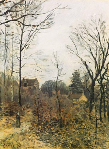 Autumn in Louveciennes from Alfred Sisley