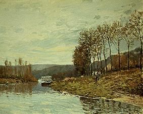 Automn Seinelandschaft at Bougival from Alfred Sisley