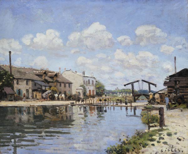 A.Sisley / Saint-Martin Canal / 1872 from Alfred Sisley