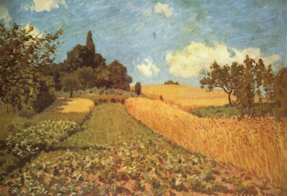 Cornfield from Alfred Sisley