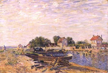 The Loing at Saint-Mammes from Alfred Sisley