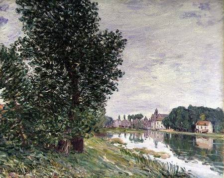 Moret-sur-Loing from Alfred Sisley