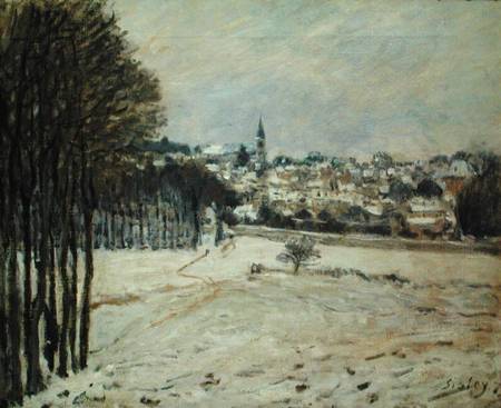 The Snow at Marly-le-Roi from Alfred Sisley