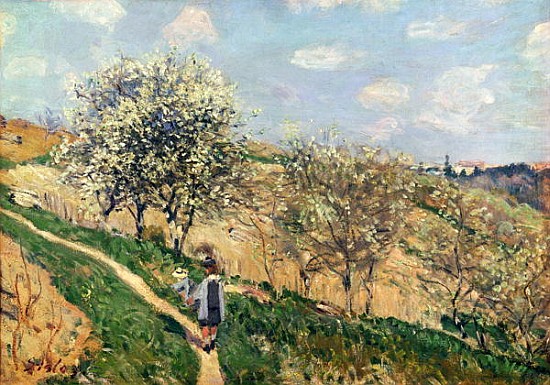 Springtime at Bougival from Alfred Sisley
