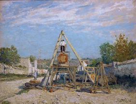 Sisley  / Pit Sawyers / Paint./ 1876